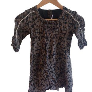 Yo Baby- Animal print black and brown dress size 6
